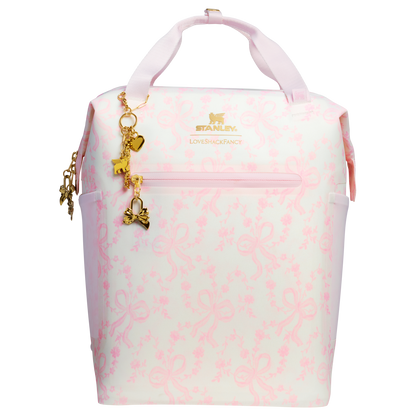 LoveShackFancy Holiday All Day Madeleine Mini Cooler Backpack | 20 Can | 14 QT | 13.2 L